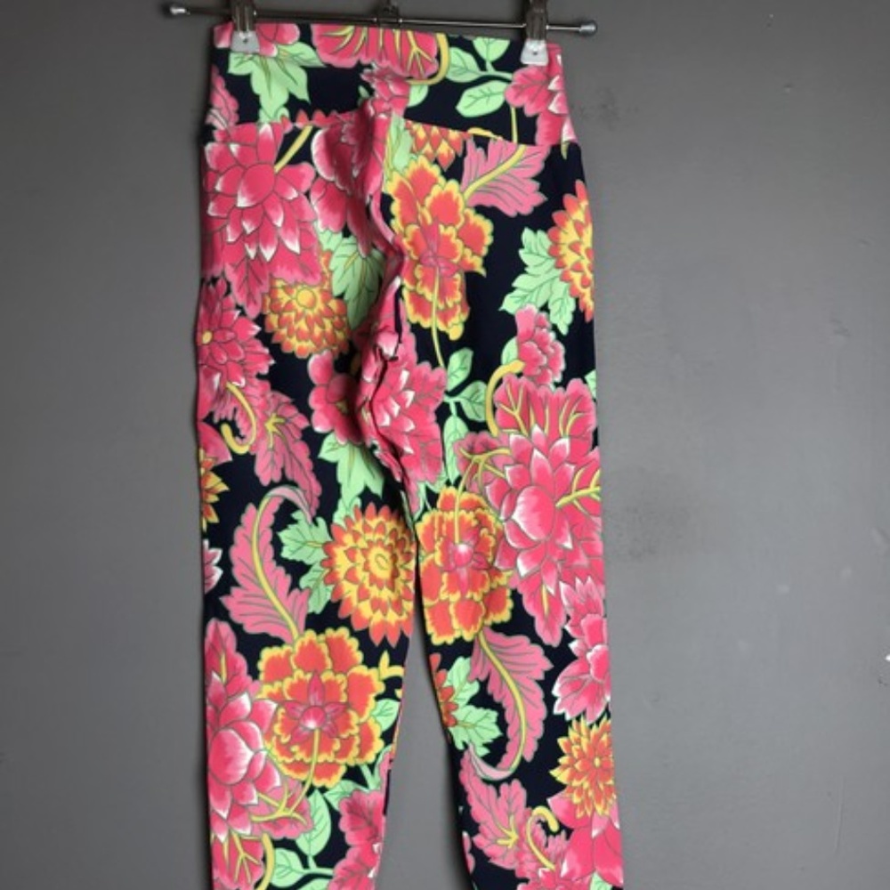 Tropical Floral Blossom Activewear Leggings